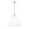 Z-Lite Alaric 3 Light Pendant, 18in. W x 18in. H, Polished Nickel 3042P18-PN - alternate 1